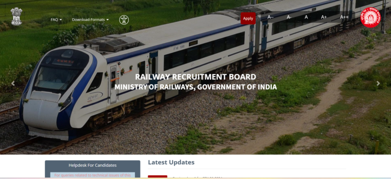 रेल्वे भर्ती  NTPC 12 पास भर्ती 2024 अंतिम तिथि 27/10/2024